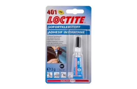 LOCTITE 401 - KIIRLIIM POORSED PINNAD METALLID 3G